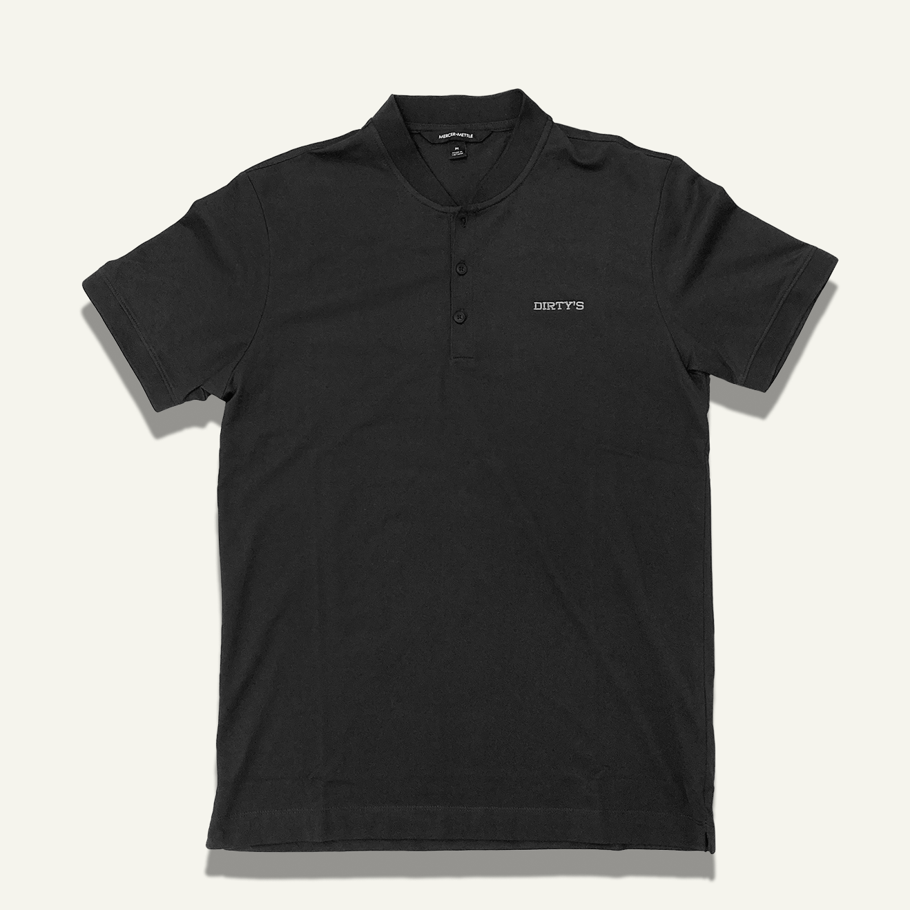 Embroidered Shop Mock Neck