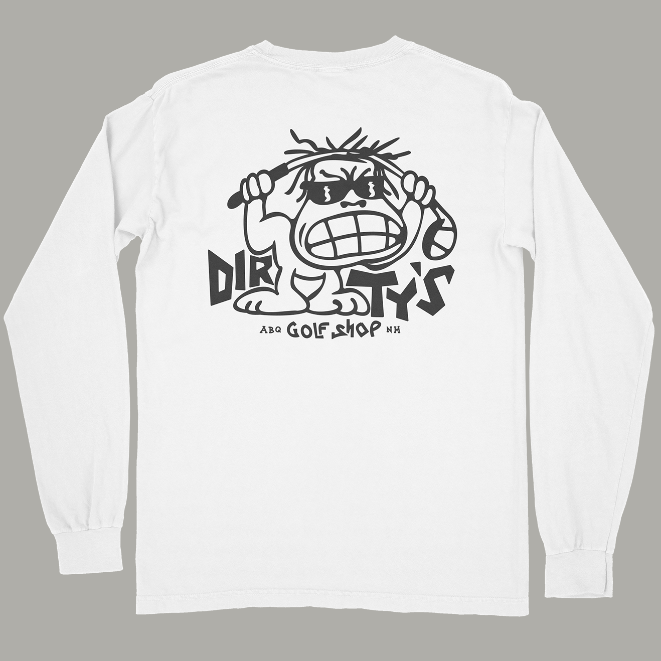 MuscleMan LS Tee White