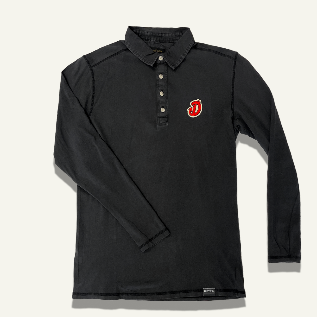 Dirty’s “D” Polo — L/S
