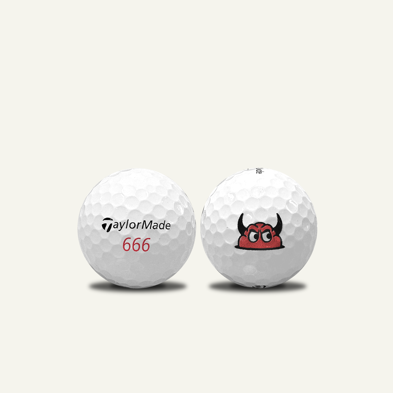 TaylorMade TP5x “666” Logo Ball (Individual)
