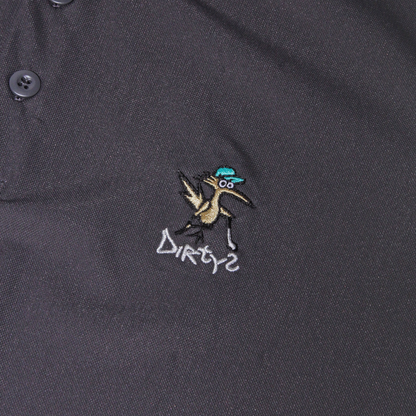 Dirty's x Fresh Golf Piqué Blade Polo - Soot
