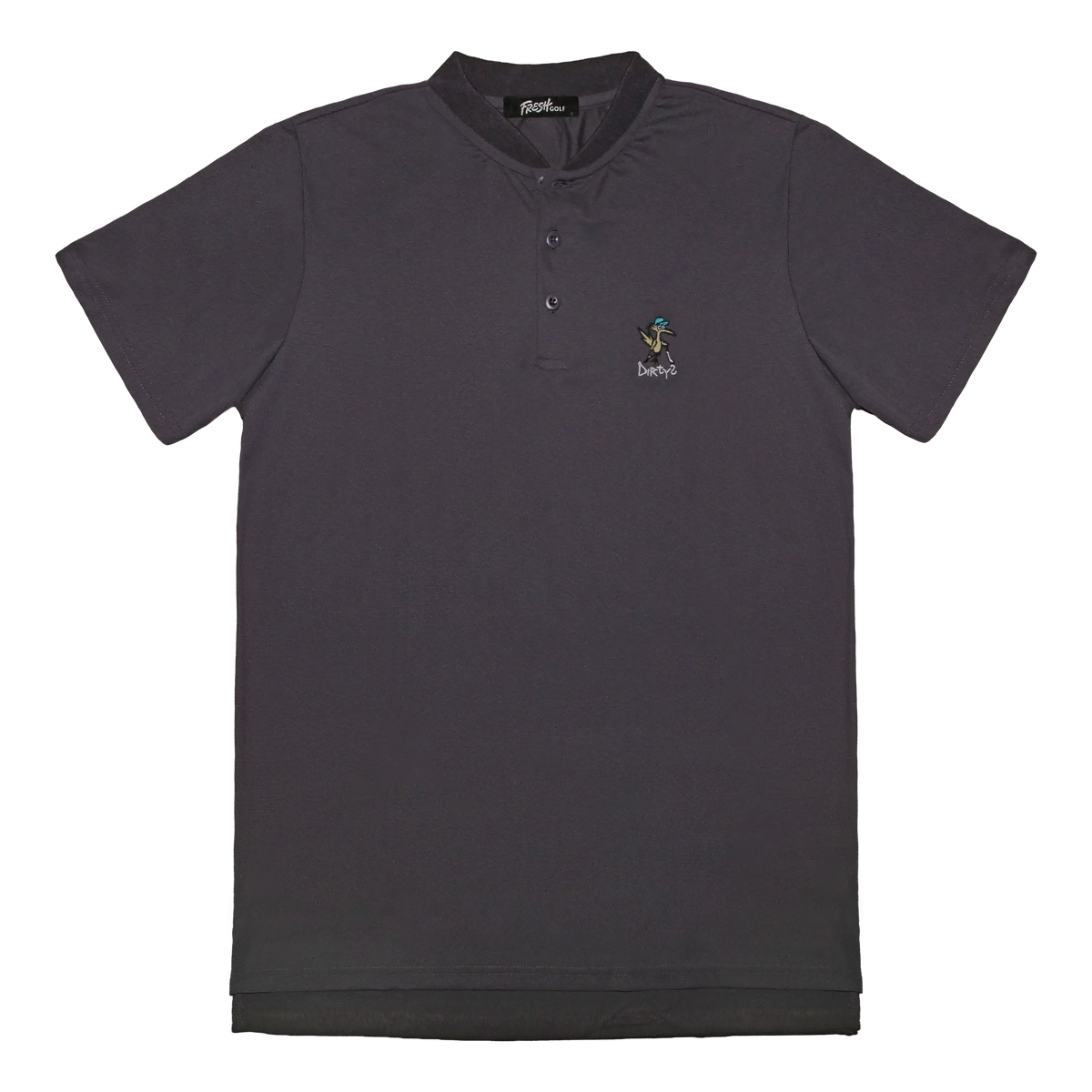 Dirty's x Fresh Golf Piqué Blade Polo - Soot