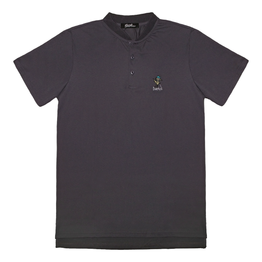 Dirty's x Fresh Golf Piqué Blade Polo - Soot